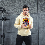 Men Graphic Hoodie Fashion Casual Men and Women Velvet Padded Hooded Sweatshirt