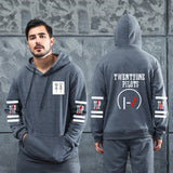 Men Graphic Hoodie Bag Casual Men's Women's Hoodie Brushed Hoody