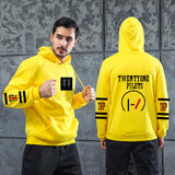 Men Graphic Hoodie Bag Casual Men's Women's Hoodie Brushed Hoody