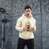 Men Graphic Hoodie Fashion Harley Men and Women Velvet Padded Hooded Sweatshirt