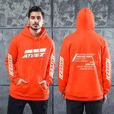 Men Graphic Hoodie Ateez Loose Men's and Women's Printed Hooded Fleece Lined Sweater