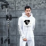 Men Graphic Hoodie Rap Singer Singer Men and Women Loose Velvet Padded Hooded Sweatshirt