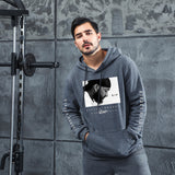 Men Graphic Hoodie Rap Singer Singer Men and Women Loose Velvet Padded Hooded Sweatshirt