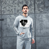 Men Graphic Hoodie Rap Singer Singer Men and Women Loose Velvet Padded Hooded Sweatshirt