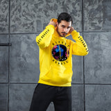Men Graphic Hoodie Rapper Figure Trend Souvenir T-shirt Velvet Padded Hooded Sweatshirt