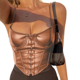 Music Festivals Rave Outfits Girls Tops Women's Spring Clothing Sexy Vest