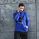 Men Graphic Hoodie Singer Trendy Men and Women Velvet Padded Hooded Sweatshirt