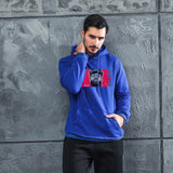 Men Graphic Hoodie Singer Trendy Men And Women Velvet Padded Hooded Sweatshirt