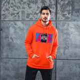 Men Graphic Hoodie Singer Trendy Men And Women Velvet Padded Hooded Sweatshirt