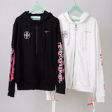 Spring and Autumn Men's and Women's Digital Printing Arrow Cardigan Zipper Coat Owt hoodie