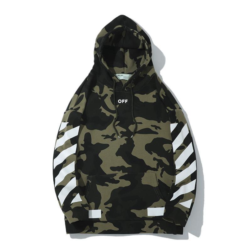 Autumn and Winter Camouflage Printed  Fashion Printed Pullover Owt hoodie