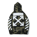Autumn and Winter Camouflage Printed  Fashion Printed Pullover Owt hoodie