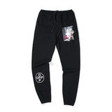 Casual Trousers Ow Arrow Print Plus Size Loose Sweatpants Owt