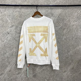 Printed Crew Neck Pullover Sweatshirt Men Owt