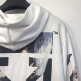 Spring and Autumn Arrow Print Ow Pullover  Sweater Owt hoodie