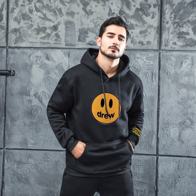 Men Graphic Hoodie Fashion Casual Smiley Men's Women's Pullover