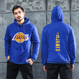 Men Graphic Hoodie Autumn and Winter Men and Women Lakers Hip Hop Hooded Fashion Casual Sweater