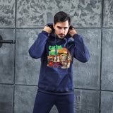 Men Graphic Hoodie Fashion Casual Cactuspack Men and Women Velvet Padded Hooded Sweatshirt