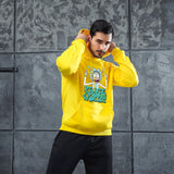 Men Graphic Hoodie Fashion Casual Men and Women Velvet Padded Hooded Sweatshirt
