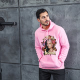 Men Graphic Hoodie Kyliejenner Men and Women Velvet Padded Hooded Sweatshirt