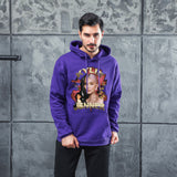 Men Graphic Hoodie Kyliejenner Men and Women Velvet Padded Hooded Sweatshirt