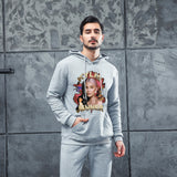 Men Graphic Hoodie Kyliejenner Men and Women Velvet Padded Hooded Sweatshirt