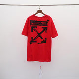 Graffiti Arrow Short Sleeve Tshirt Large Size Loose Men and Women Owt t shirt