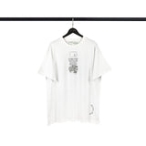 OW Head Print Tee Men's and Women's short sleeve Tshirt Owt t shirt