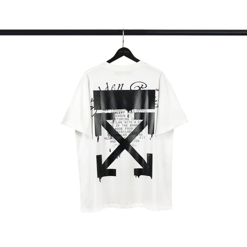 OW Head Print Tee Men's and Women's short sleeve Tshirt Owt t shirt