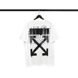 OW Head Print Tee Men's and Women's short sleeve Tshirt Owt t shirt
