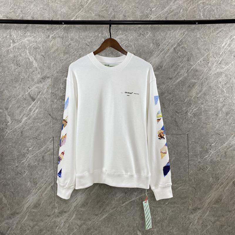Oil Painting Arrow Round Neck Sweater Male and Female Large Size Casual Sweatshirts Owt sweatshirt