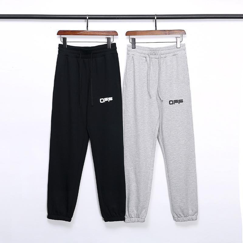 Men's Clothing Print Cotton Terry Trousers Casual Pants Owt