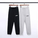 Men's Clothing Print Cotton Terry Trousers Casual Pants Owt