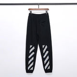Men's Clothing Print Cotton Terry Trousers Casual Pants Owt