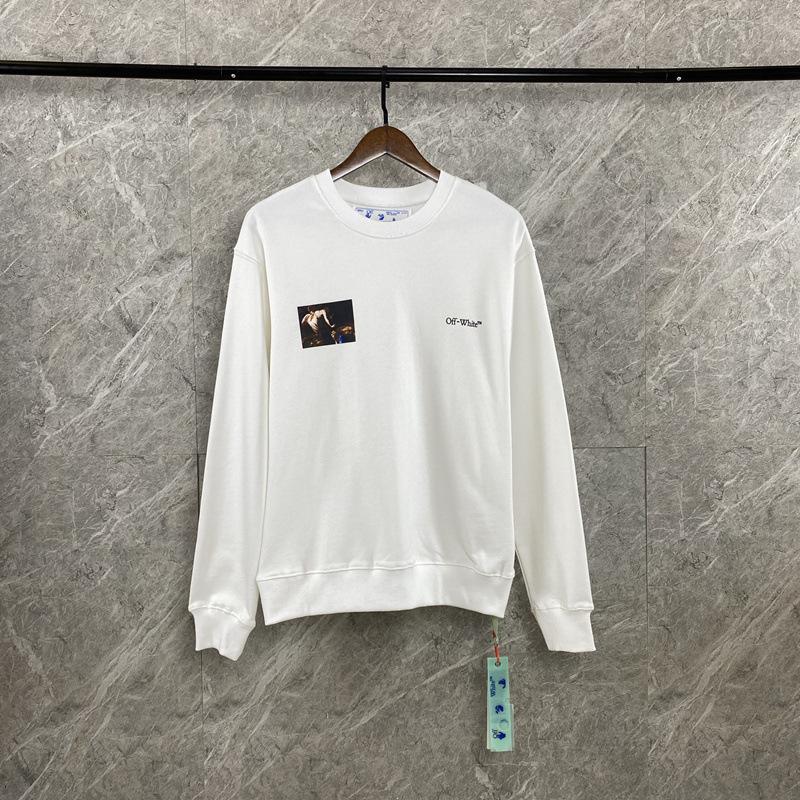 Printed Pullover Sweatshirt Men's And Women's plus Size Retro Sports Owt