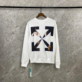 Printed Pullover Sweatshirt Men's And Women's plus Size Retro Sports Owt