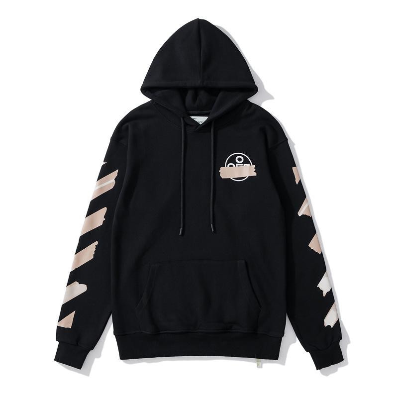 Sweater Autumn Ow Arrow Print Sweater Pure Cotton Loose Men's and Women's Coats Owt hoodie