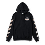 Sweater Autumn Ow Arrow Print Sweater Pure Cotton Loose Men's and Women's Coats Owt hoodie