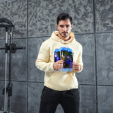 Men Graphic Hoodie Fashion Casual Men and Women Velvet Padded Hooded Sweatshirt