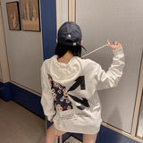 Printed Hooded Male And Female Large Size Casual Sweatshirt Owt hoodie