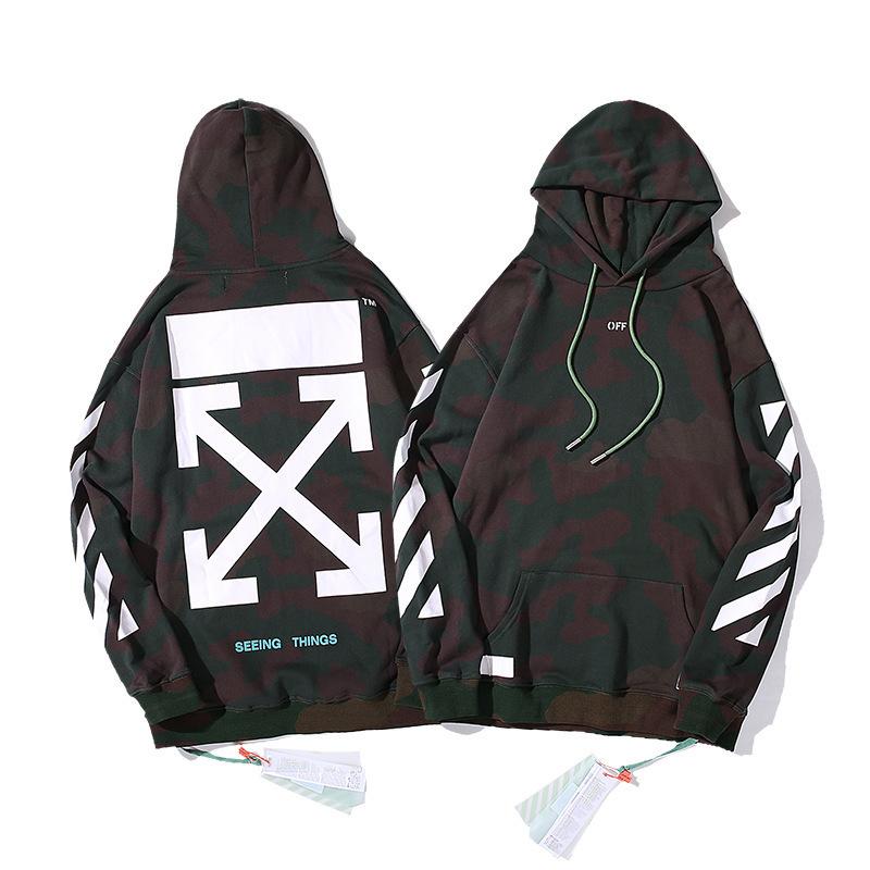 Arrow Print Men and Women Sleeve Cap Casual and Comfortable Owt hoodie