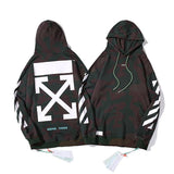 Arrow Print Men and Women Sleeve Cap Casual and Comfortable Owt hoodie
