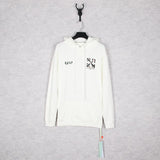 Ow Autumn and Winter Loose Stitching Arrow Hooded Sweater Men and Women Couple Long Sleeve Owt hoodie