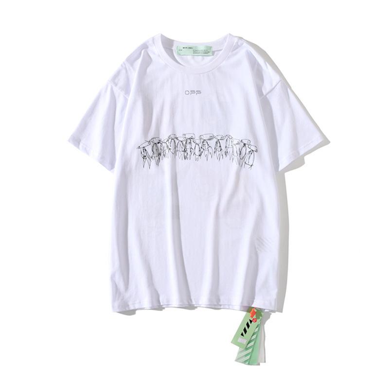 Ow round Neck Short Sleeve Men's and Women's Tshirt Casual Fashionable Owt t shirt