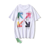 Ow round Neck Short Sleeve Men's and Women's Tshirt Casual Fashionable Owt t shirt