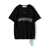 Ow round Neck Short Sleeve Men's and Women's Tshirt Casual Fashionable Owt t shirt