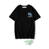 Arrow Pure Cotton Loose Tshirt Men's Fashion Casual Short Sleeve Owt t shirt