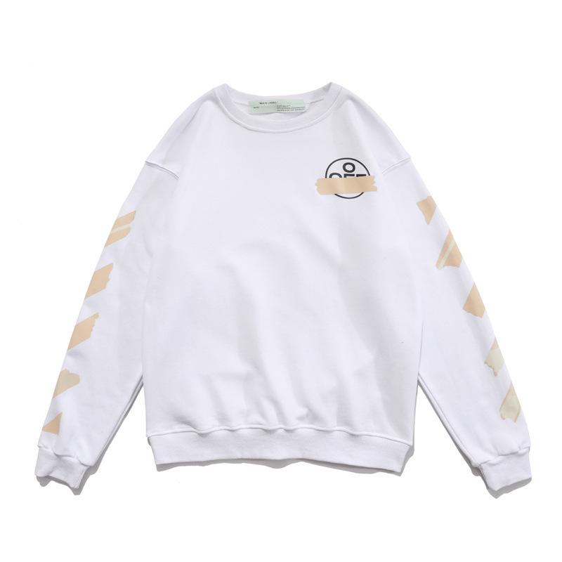 Autumn And Winter Arrow Printed Crew Neck Sweatshirt Men's And Women's Bottoming Shirt Owt