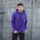 Men Graphic Hoodie Fashion Casual Men and Women Velvet Padded Hooded Sweatshirt
