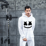 Men Graphic Hoodie Fashion Casual Men and Women Velvet Padded Hooded Sweatshirt